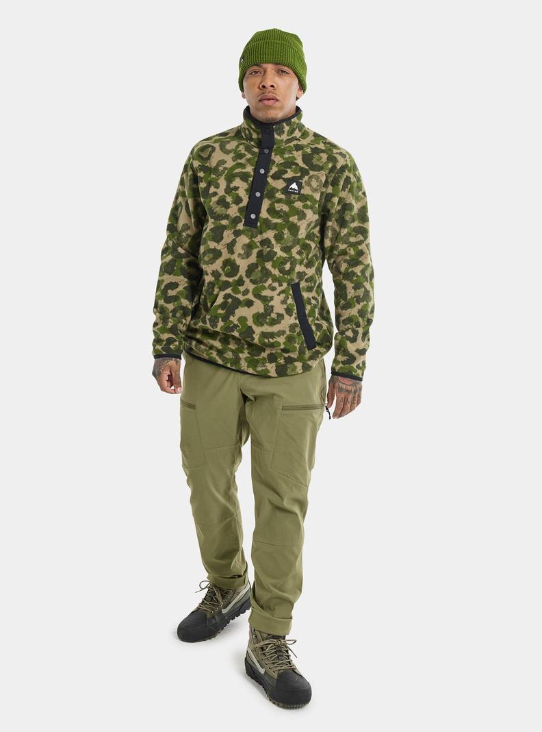 Sweats Burton Hearth Fleece Pullover Homme Camouflage | 712503-SAC