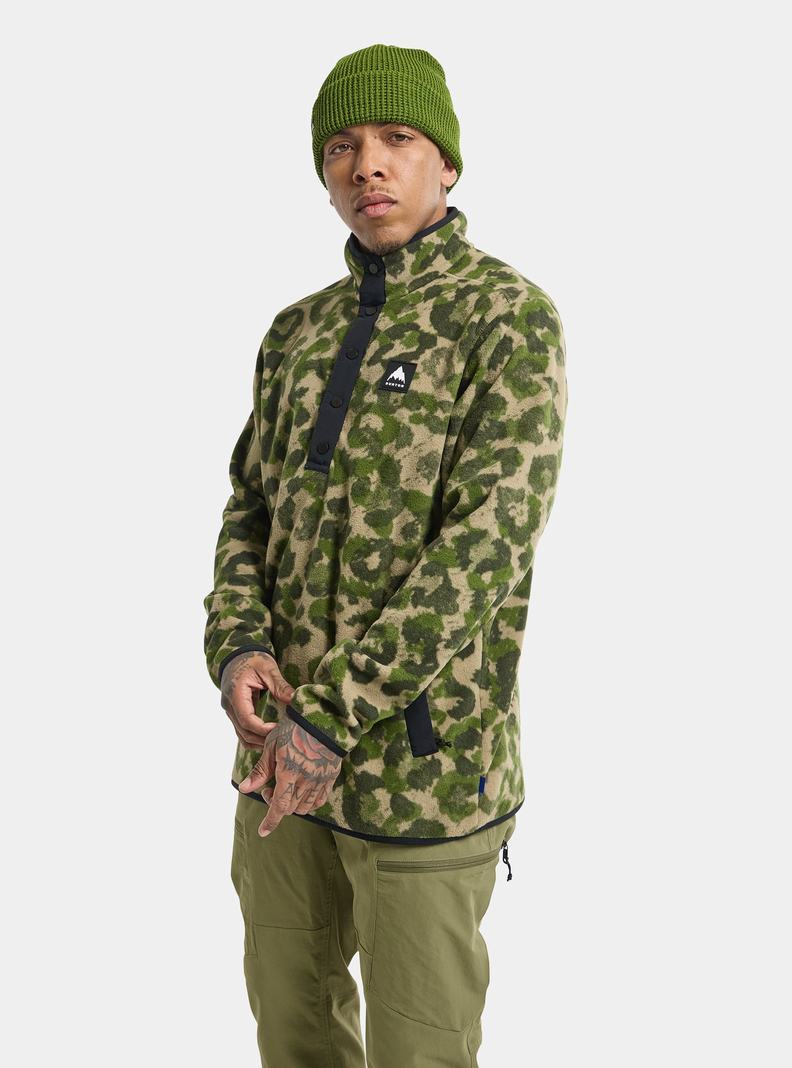 Sweats Burton Hearth Fleece Pullover Homme Camouflage | 712503-SAC