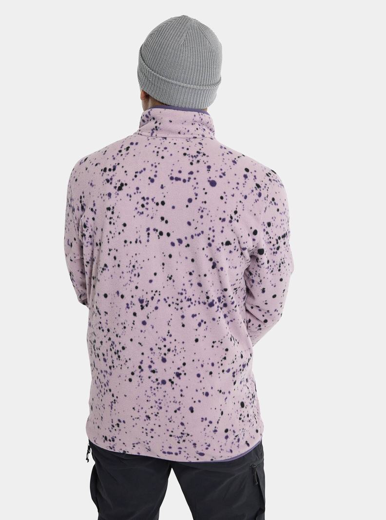 Sweats Burton Hearth Fleece Pullover Homme Lavande | 875310-MSG
