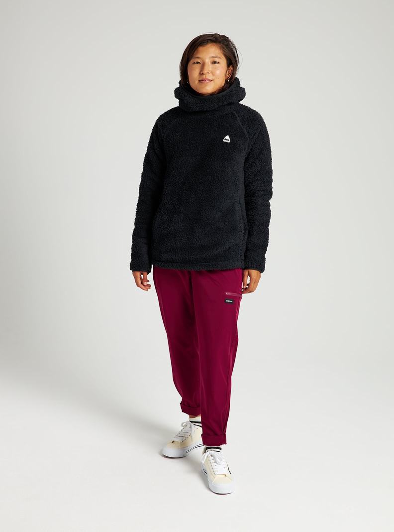 Sweats Burton Lynx Pullover Fleece Femme Noir | 041529-ITX