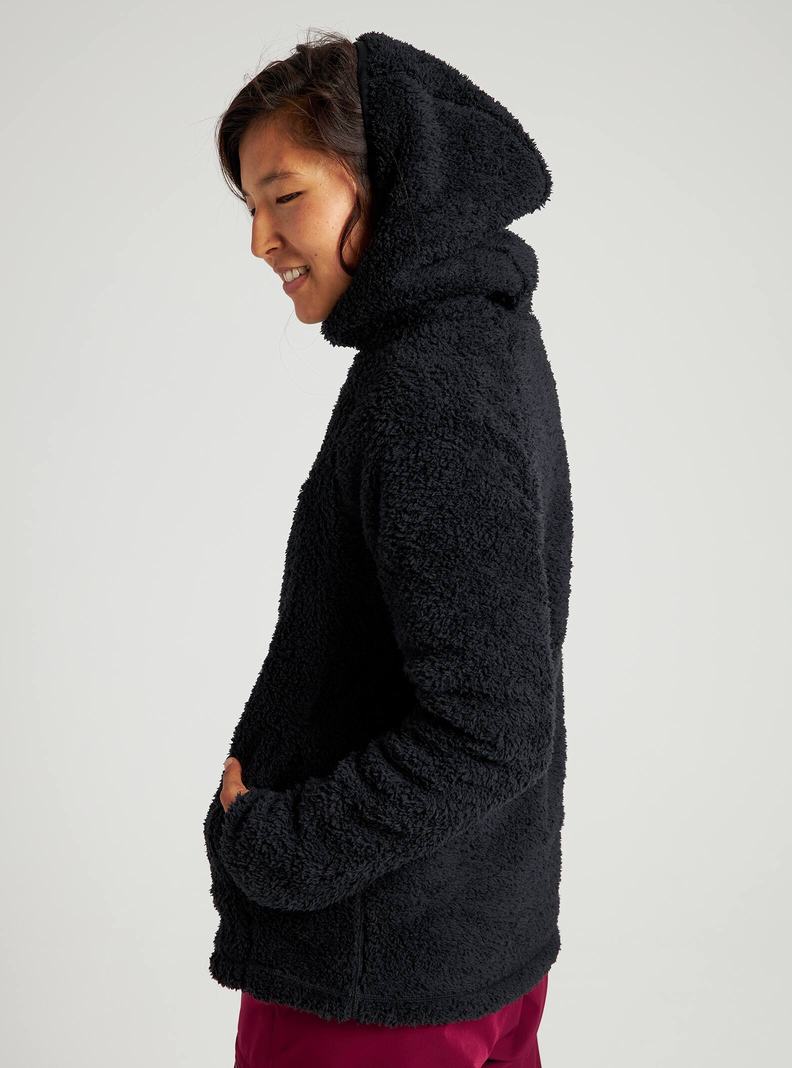 Sweats Burton Lynx Pullover Fleece Femme Noir | 041529-ITX