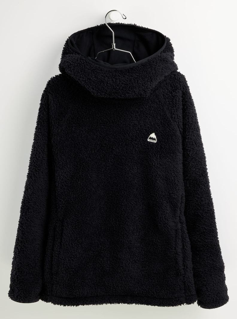 Sweats Burton Lynx Pullover Fleece Femme Noir | 041529-ITX