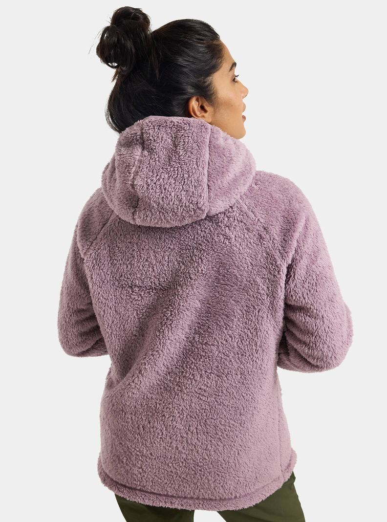 Sweats Burton Lynx Pullover Fleece Femme Violette | 726814-WTB