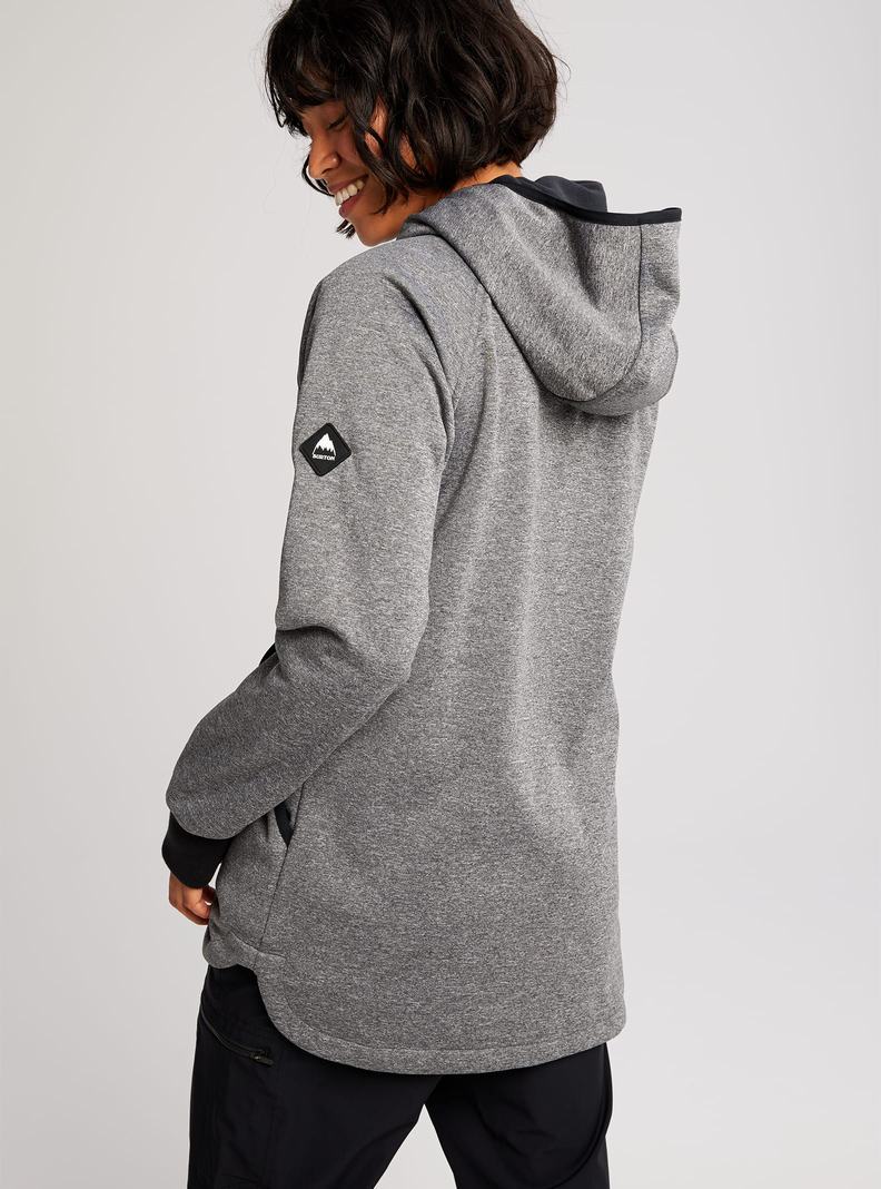 Sweats Burton Minxy Full-Zip Fleece Femme Noir | 068241-NMR