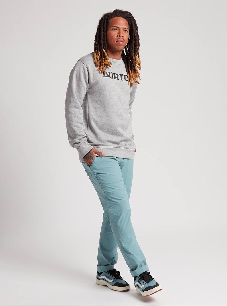 Sweats Burton Oak Pullover Crew Homme Grise | 194285-BCQ