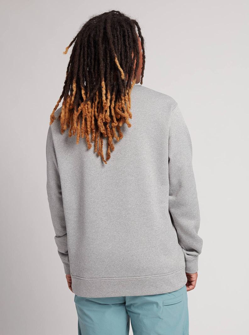 Sweats Burton Oak Pullover Crew Homme Grise | 194285-BCQ