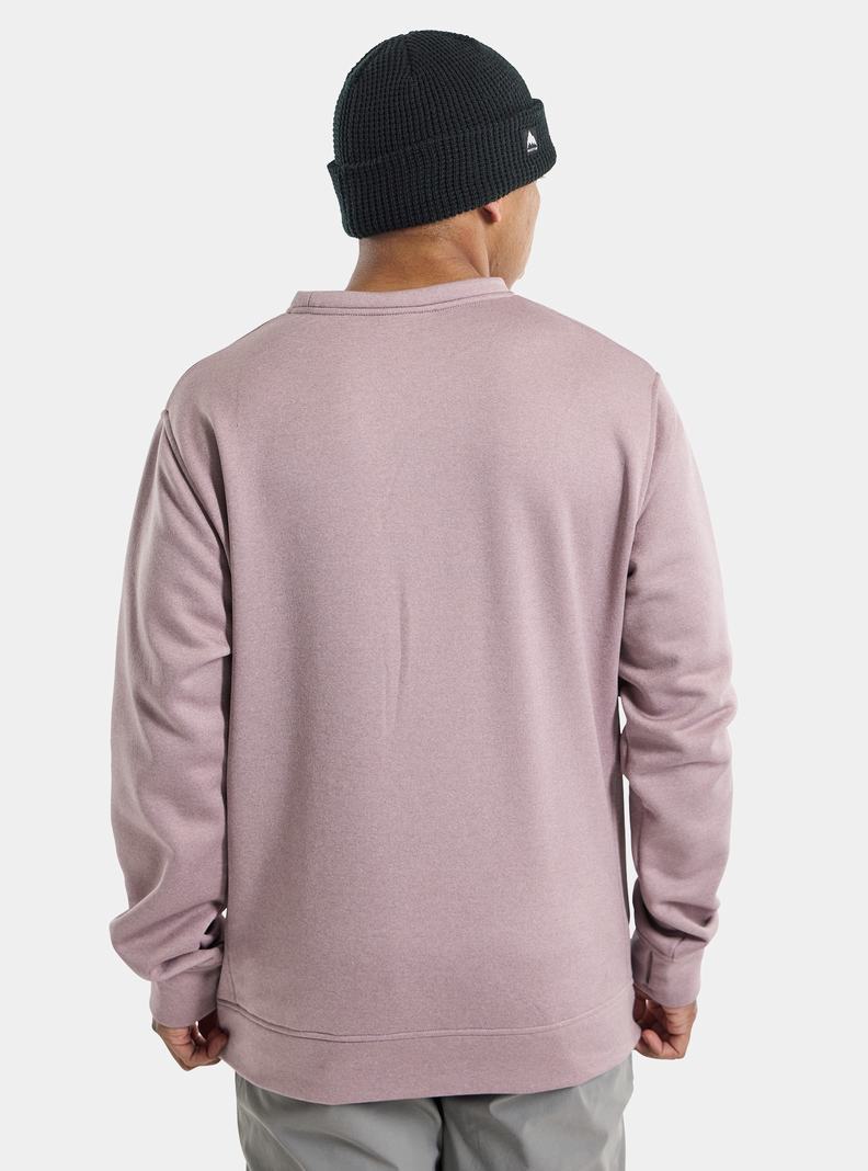 Sweats Burton Oak Pullover Crew Homme Lavande | 618053-QHR