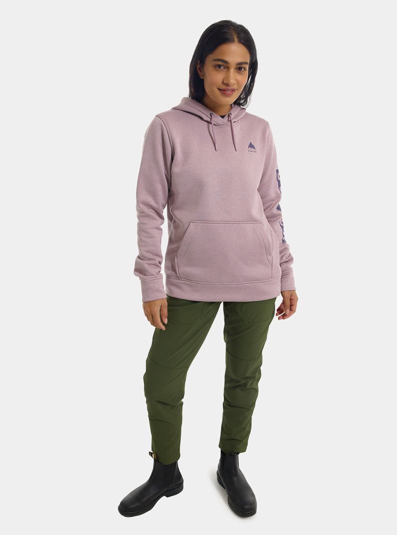 Sweats Burton Oak Pullover Hoodie Femme Violette | 029546-RWZ