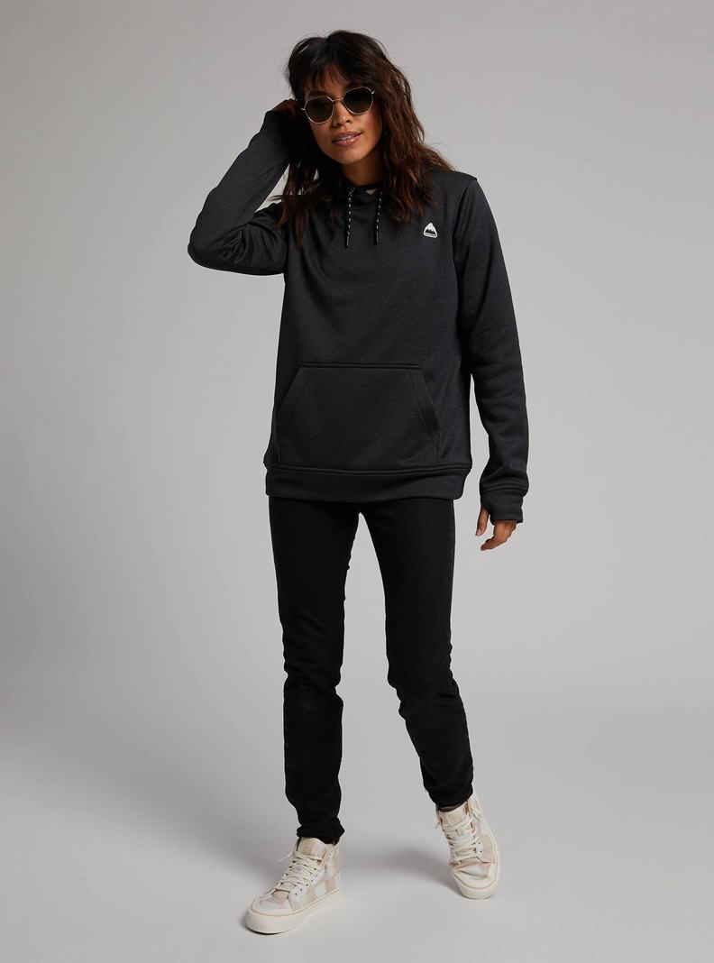 Sweats Burton Oak Pullover Hoodie Femme Noir | 064379-FVW
