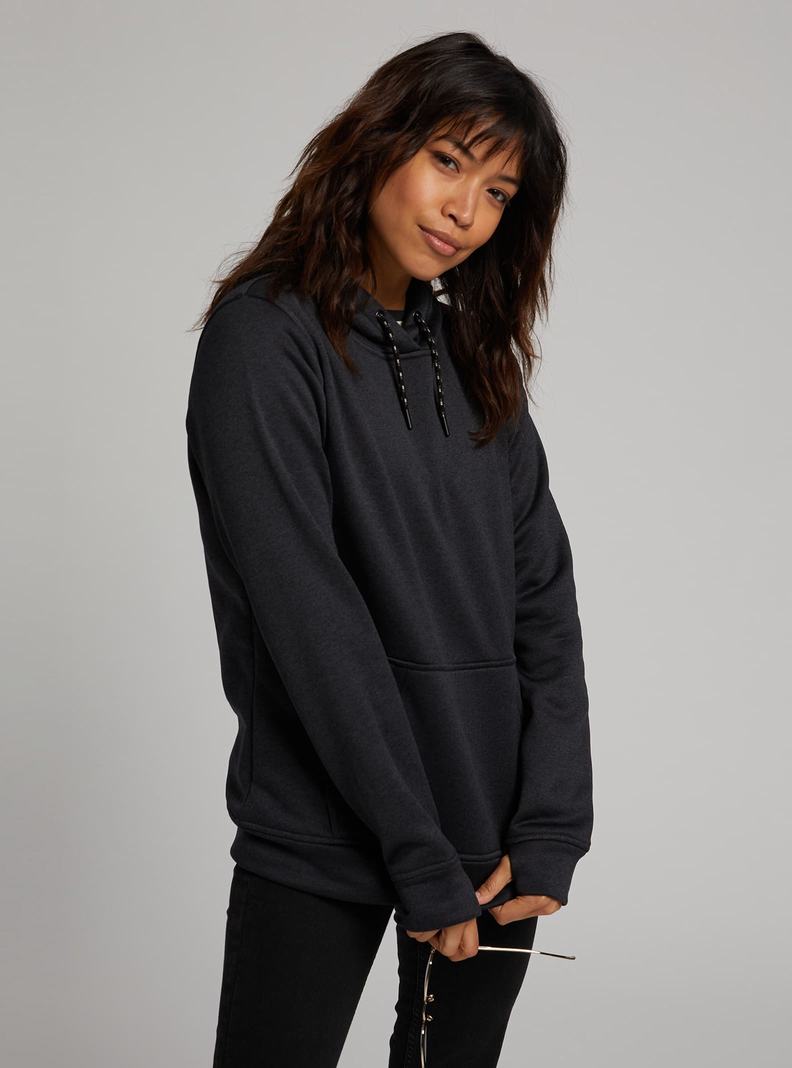 Sweats Burton Oak Pullover Hoodie Femme Noir | 064379-FVW