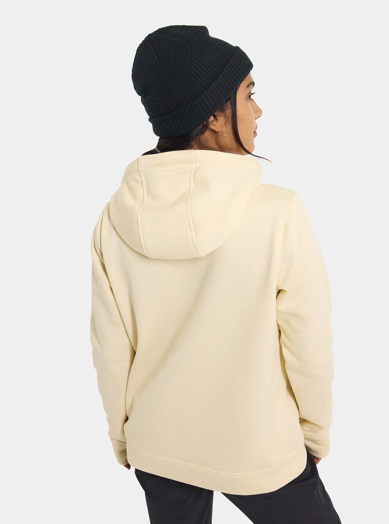 Sweats Burton Oak Pullover Hoodie Femme Beige | 148769-KJQ