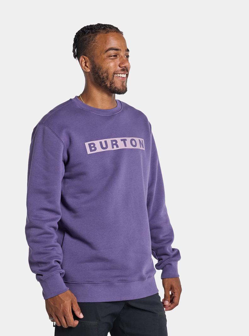 Sweats Burton Vault Crew Homme Violette | 536284-NPD