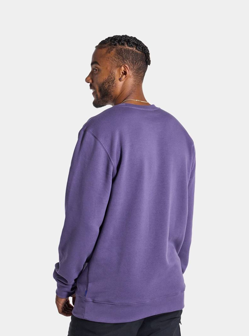 Sweats Burton Vault Crew Homme Violette | 536284-NPD