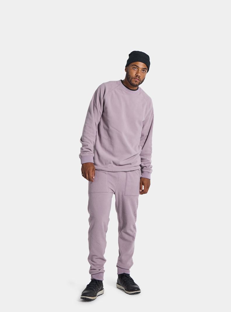 Sweats Burton Westmate Crewneck Fleece Homme Lavande | 083496-TWP