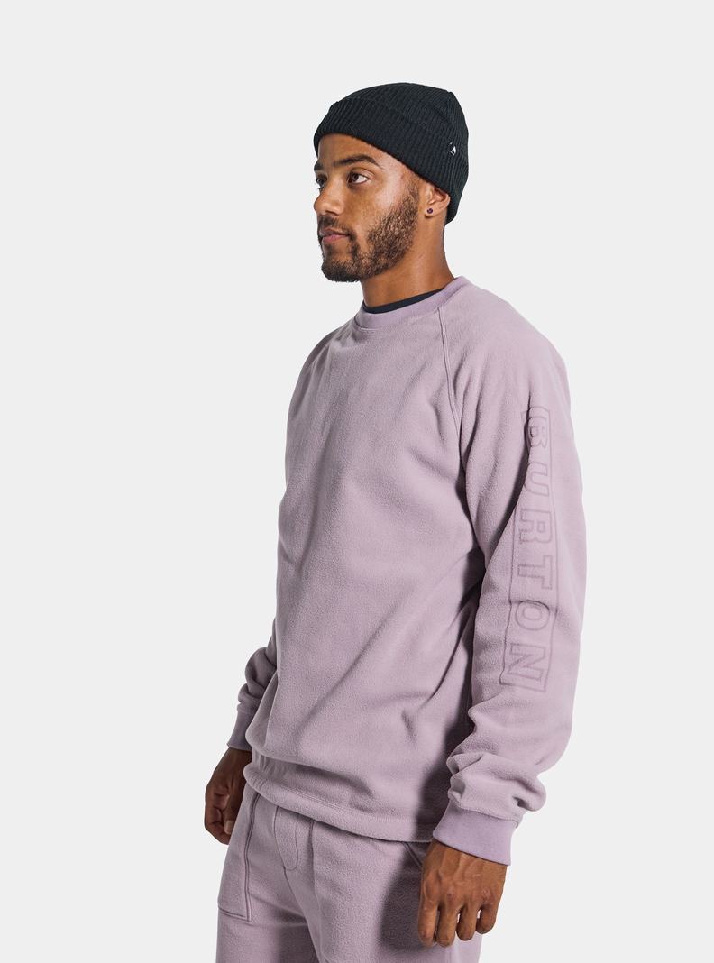 Sweats Burton Westmate Crewneck Fleece Homme Lavande | 083496-TWP