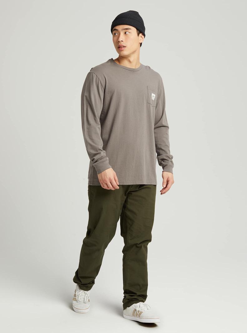 T-shirts Burton Anon Long Sleeve Femme Grise | 216793-WDG