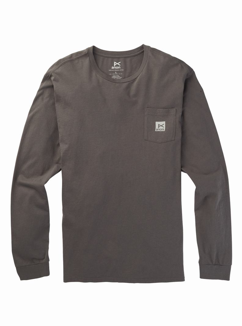 T-shirts Burton Anon Long Sleeve Femme Grise | 216793-WDG