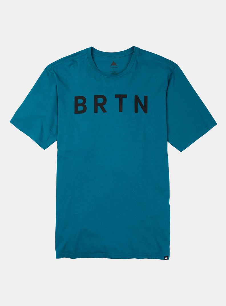 T-shirts Burton BRTN Corta Sleeve Femme Bleu | 574302-ALP
