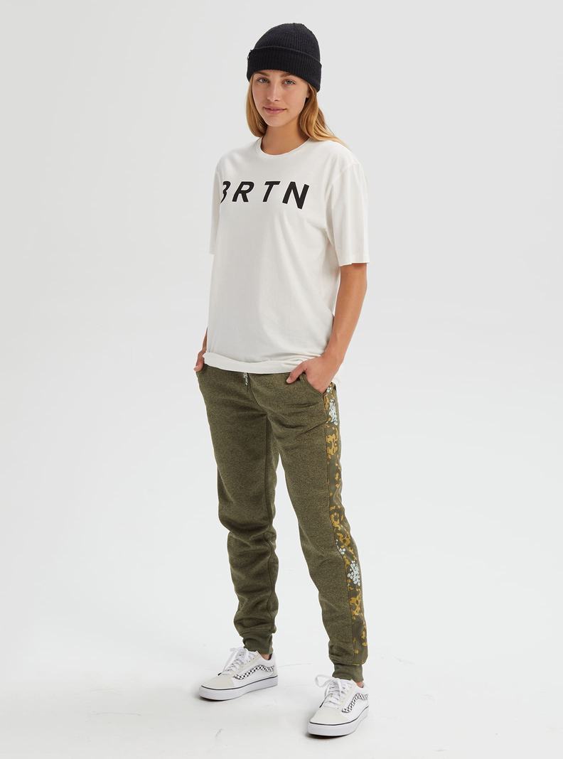 T-shirts Burton BRTN Corta Sleeve Femme Blanche | 652409-OXR