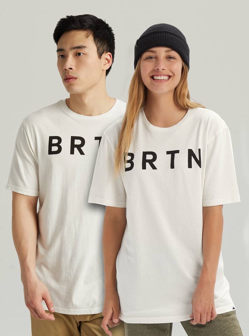 T-shirts Burton BRTN Corta Sleeve Femme Blanche | 652409-OXR