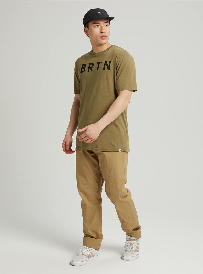 T-shirts Burton BRTN Corta Sleeve Femme Vert Olive | 936208-NKZ