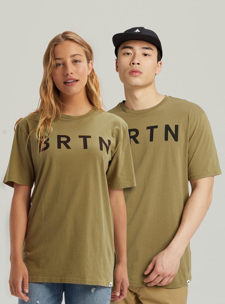 T-shirts Burton BRTN Corta Sleeve Femme Vert Olive | 936208-NKZ