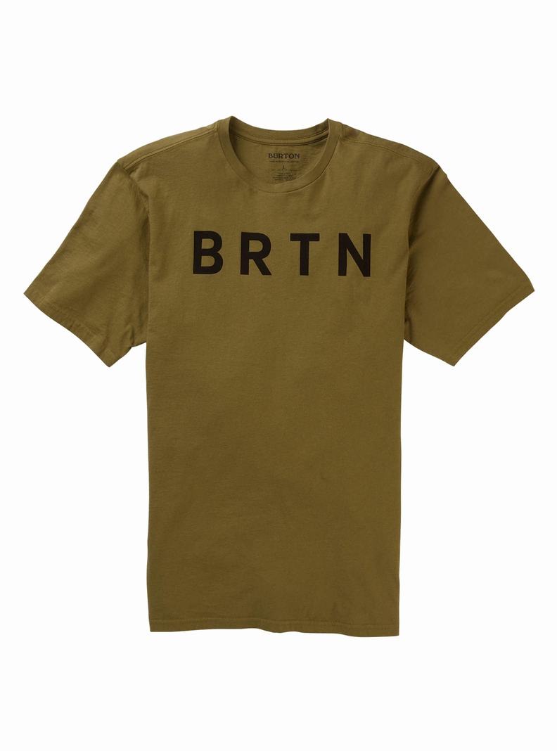 T-shirts Burton BRTN Corta Sleeve Femme Vert Olive | 936208-NKZ