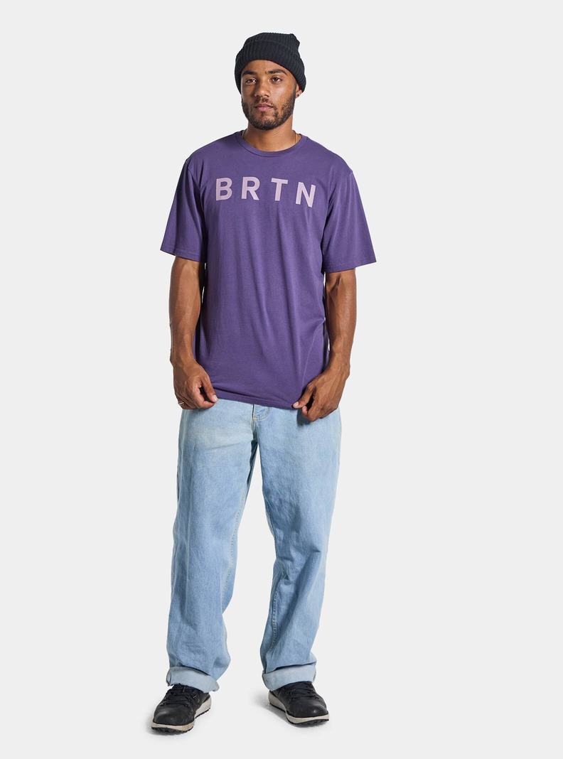 T-shirts Burton BRTN Corta Sleeve Homme Violette | 918746-JXM