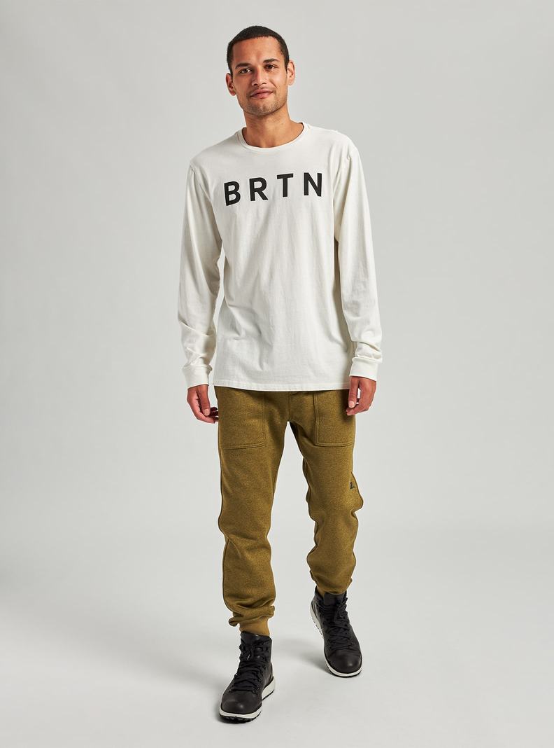 T-shirts Burton BRTN Long Sleeve Femme Blanche | 706895-YDW
