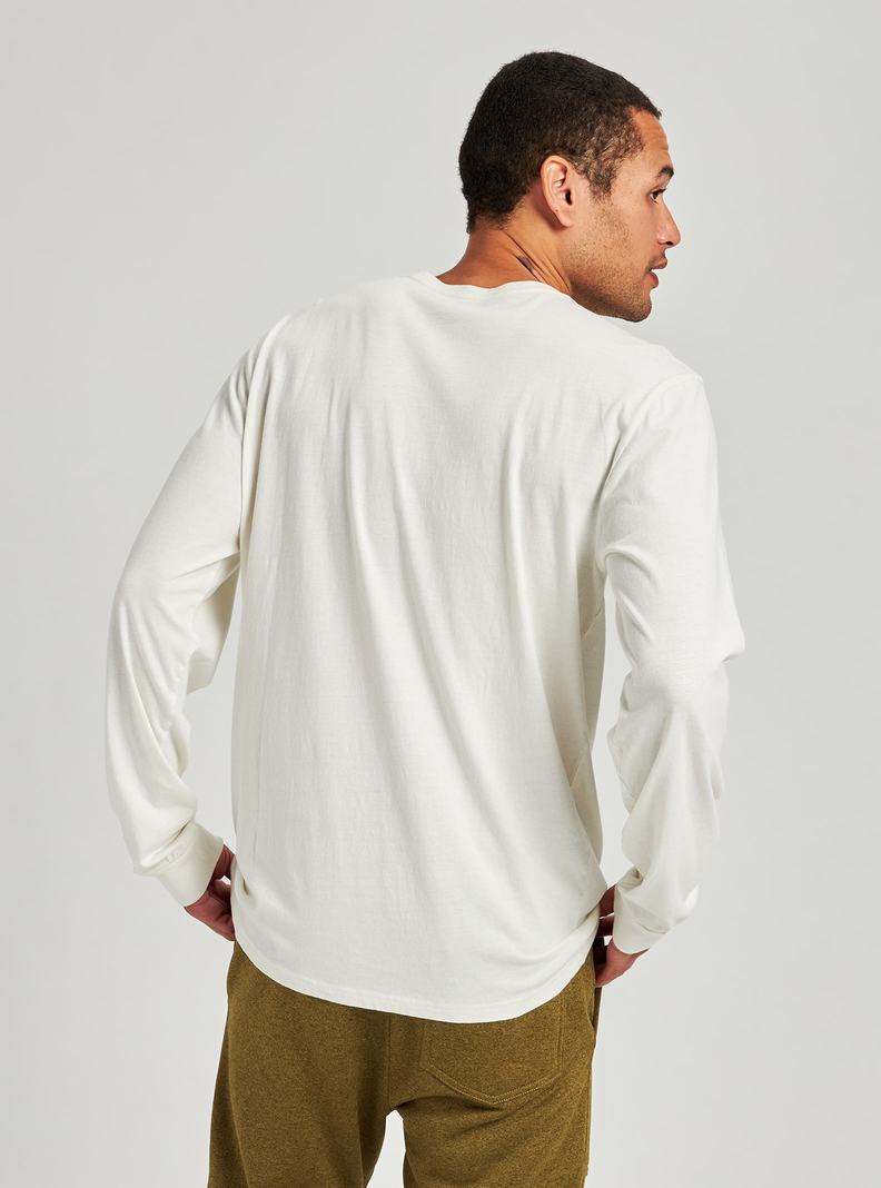 T-shirts Burton BRTN Long Sleeve Femme Blanche | 706895-YDW