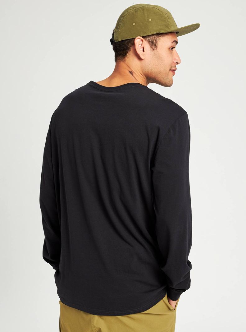 T-shirts Burton BRTN Long Sleeve Femme Noir | 693485-AIZ