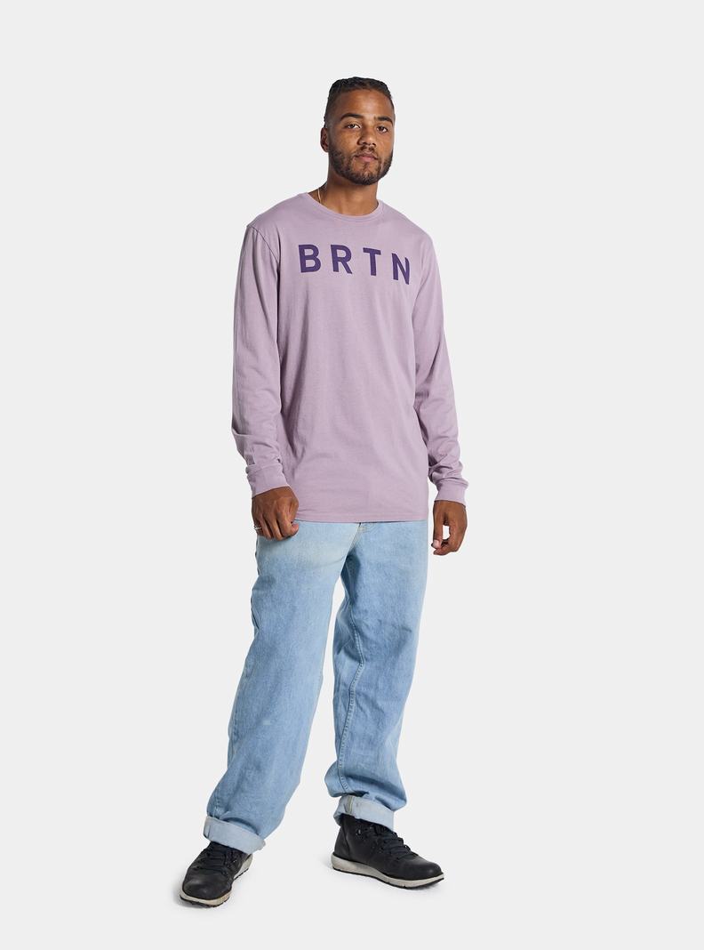T-shirts Burton BRTN Long Sleeve Femme Violette | 863102-KVJ