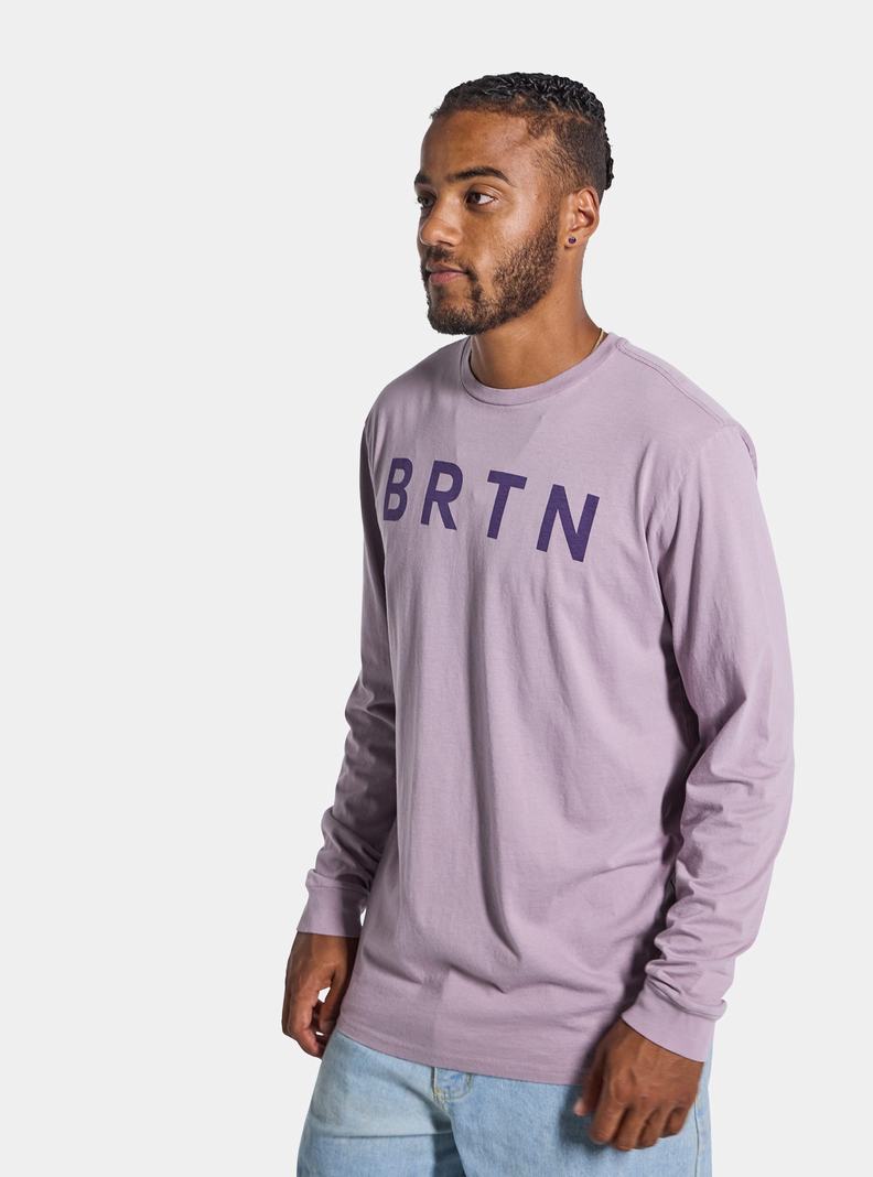 T-shirts Burton BRTN Long Sleeve Femme Violette | 863102-KVJ