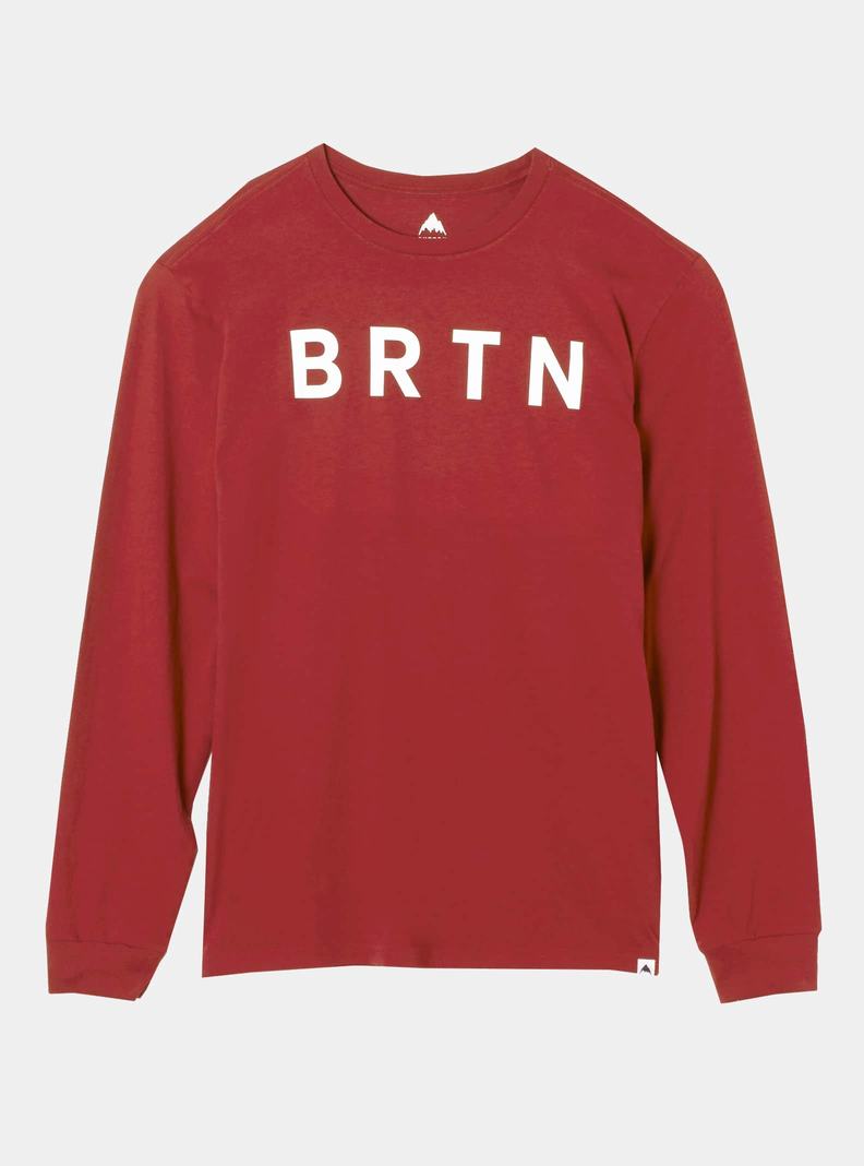 T-shirts Burton BRTN Long Sleeve Homme Rouge | 791053-UWV