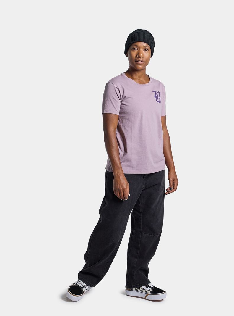 T-shirts Burton Bradner Corta Sleeve Femme Lavande | 640823-REX