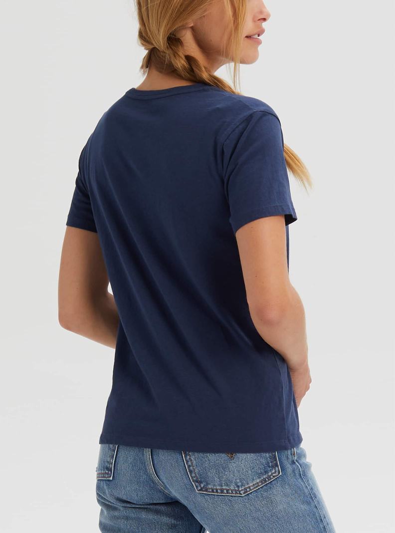 T-shirts Burton Classiche Corta Sleeve Femme Bleu | 265748-GML