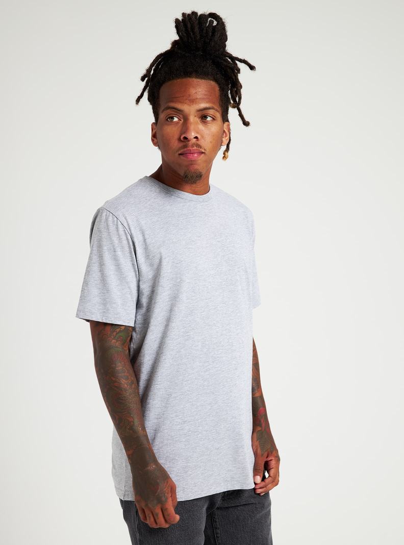 T-shirts Burton Classiche Corta Sleeve Homme Grise | 671958-BDK