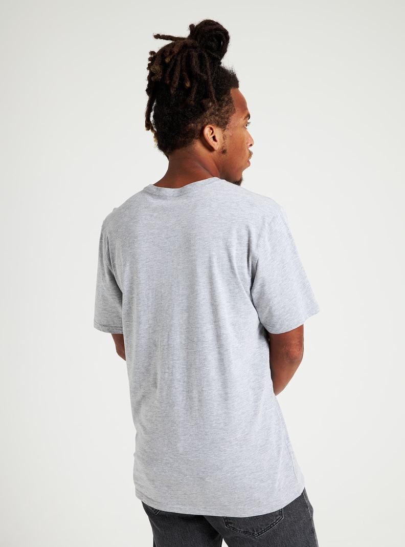 T-shirts Burton Classiche Corta Sleeve Homme Grise | 671958-BDK