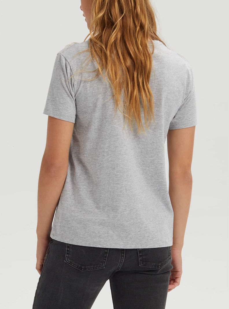 T-shirts Burton Classiche Corta Sleeve Pocket Femme Grise | 356817-FYI