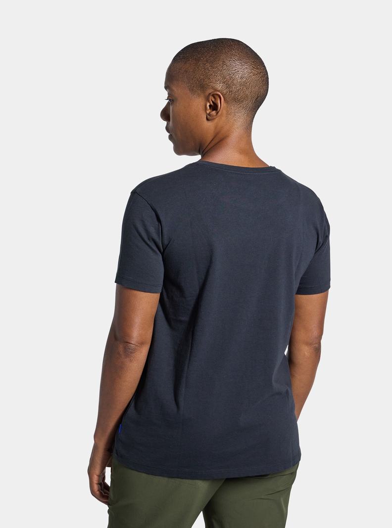 T-shirts Burton Classiche Retro Corta Sleeve Femme Noir | 901452-ULM