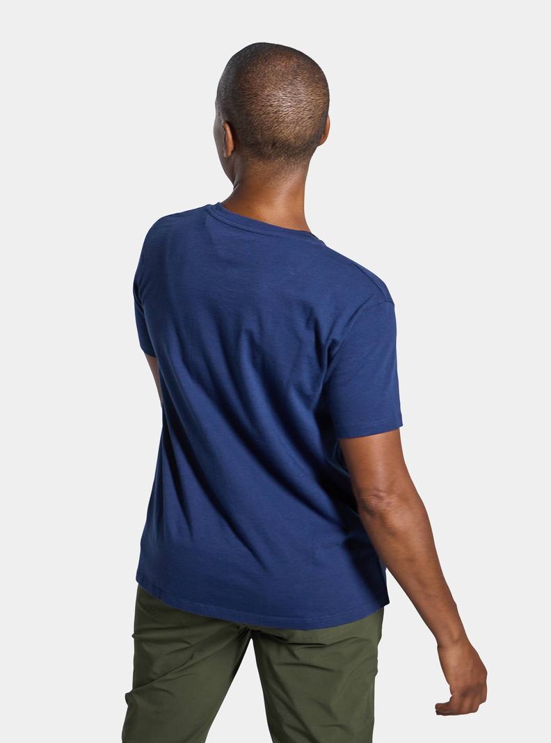 T-shirts Burton Colfax Corta Sleeve Femme Bleu | 580316-JVY
