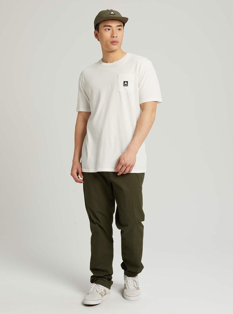 T-shirts Burton Colfax Corta Sleeve Femme Blanche | 596810-FQU