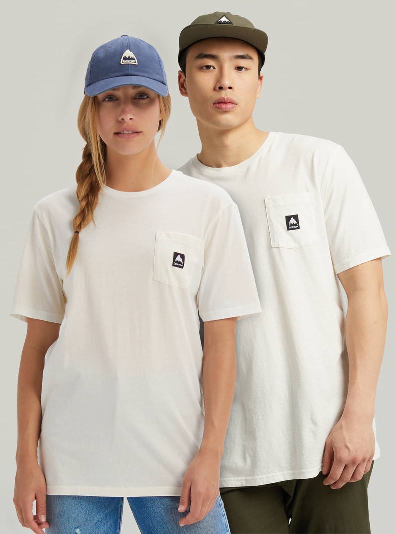 T-shirts Burton Colfax Corta Sleeve Femme Blanche | 596810-FQU