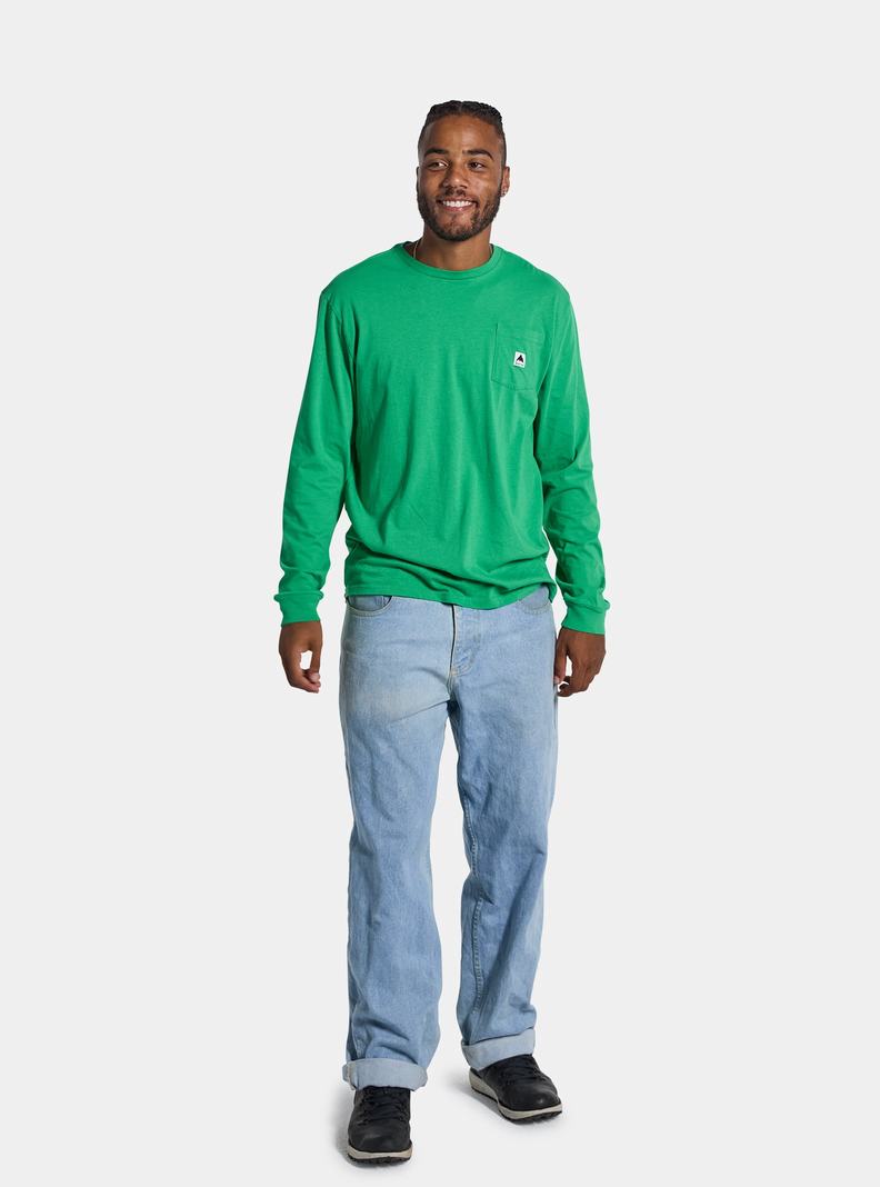 T-shirts Burton Colfax Long Sleeve Homme Vert | 032865-TPK