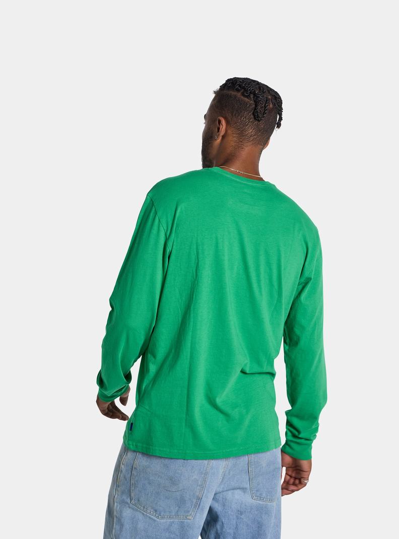 T-shirts Burton Colfax Long Sleeve Homme Vert | 032865-TPK