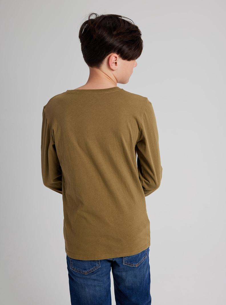 T-shirts Burton Elite Long Sleeve Enfant Vert Olive | 012973-OXT