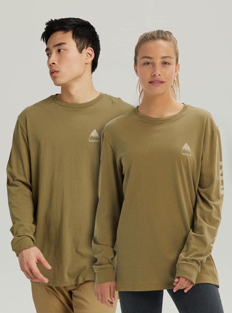 T-shirts Burton Elite Long Sleeve Homme Vert Olive | 863570-BZN