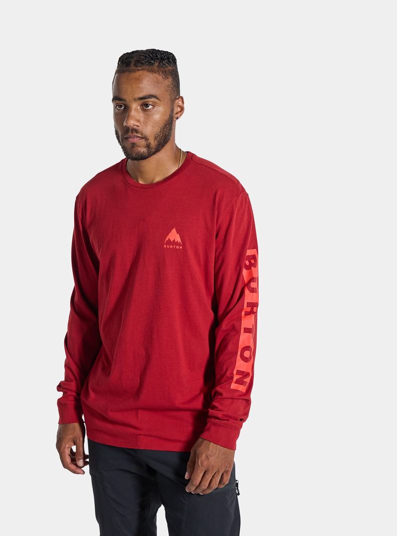 T-shirts Burton Elite Long Sleeve Homme Rouge | 976038-AOQ