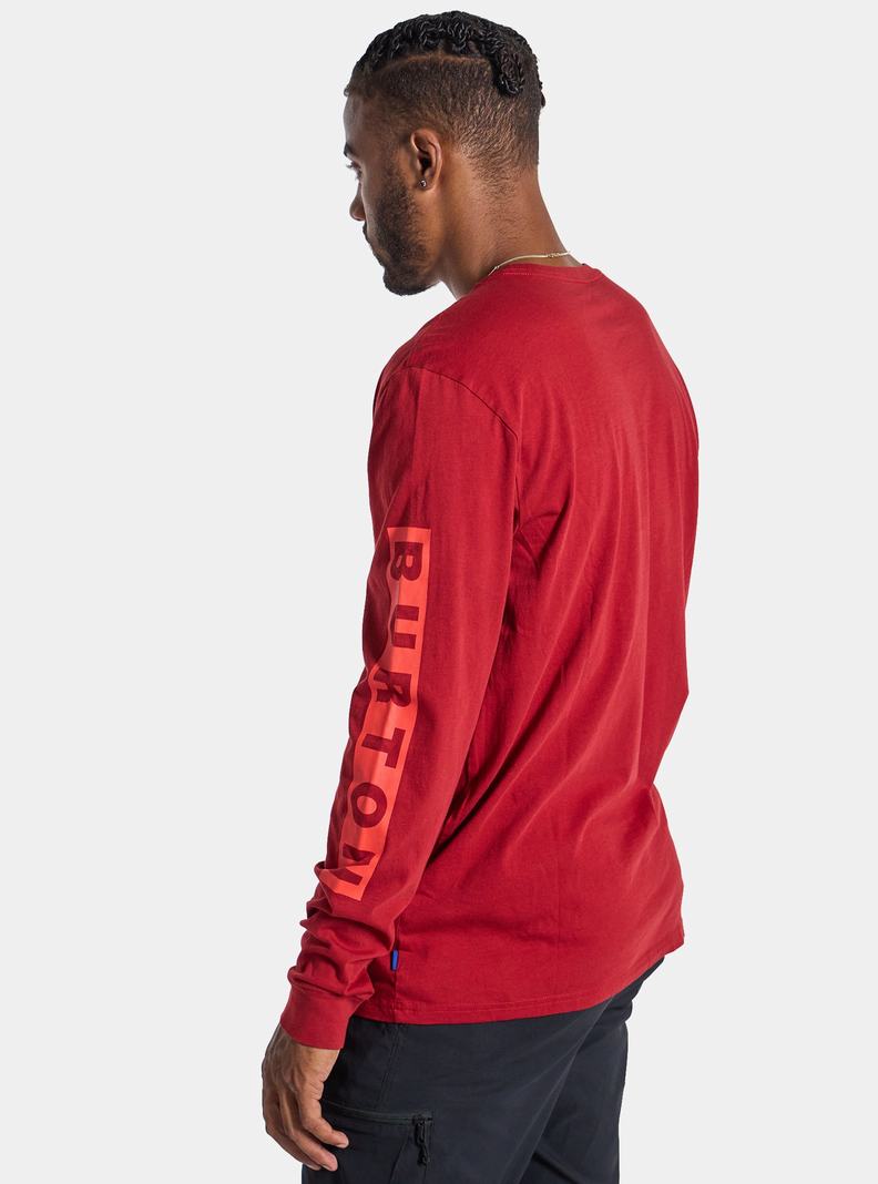 T-shirts Burton Elite Long Sleeve Homme Rouge | 976038-AOQ