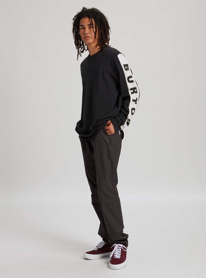 T-shirts Burton Lowball Long Sleeve Homme Noir | 576931-WGQ